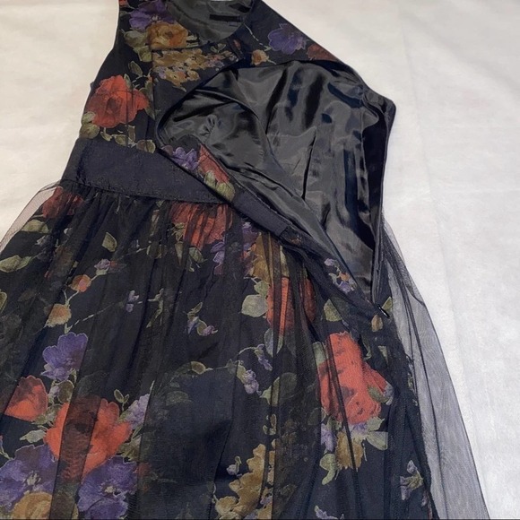 Plastic Island Black Rose Dress Size Small - Picture 10 of 14